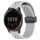 Per cinturino in silicone con chiusura magnetica pieghevole Garmin Vivoactive 4 da 22 mm (grigio chiaro) Per cinturino in silicone con chiusura magnetica pieghevole Garmin Vivoactive 4 da 22 mm (grigio chiaro)
