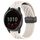 Per cinturino in silicone con chiusura magnetica pieghevole Garmin Vivoactive 4 da 22 mm (colore Starlight) Per cinturino in silicone con chiusura magnetica pieghevole Garmin Vivoactive 4 da 22 mm (colore Starlight)