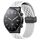 Per Xiaomi MI Watch S1 cinturino in silicone con chiusura magnetica pieghevole da 22 mm (bianco) Per Xiaomi MI Watch S1 cinturino in silicone con chiusura magnetica pieghevole da 22 mm (bianco)