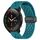 Per Xiaomi MI Watch S1 Pro cinturino in silicone con chiusura magnetica pieghevole da 22 mm (verde nascosto)