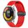 Per Xiaomi MI Watch Color 2 Cinturino in silicone con chiusura magnetica pieghevole da 22 mm (rosso)