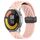 Per Xiaomi MI Watch Color 2 Cinturino in silicone con chiusura magnetica pieghevole da 22 mm (rosa)