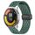 Per Xiaomi MI Watch Color 2 Cinturino in silicone con chiusura magnetica pieghevole da 22 mm (verde scuro)