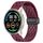 Per Xiaomi MI Watch Sport cinturino in silicone con chiusura magnetica pieghevole da 22 mm (vino rosso) Per Xiaomi MI Watch Sport cinturino in silicone con chiusura magnetica pieghevole da 22 mm (vino rosso)