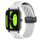 Per Xiaomi Haylou RS4 LS12 cinturino in silicone con chiusura magnetica pieghevole da 22 mm (bianco)