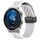 Per Huawei Watch GT3 Pro 46mm 22mm Cinturino in silicone con chiusura magnetica pieghevole (bianco)