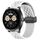 Per Huawei Watch Buds cinturino in silicone con chiusura magnetica pieghevole da 22 mm (bianco)