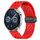 Per Huawei Watch GT3 46mm 22mm Cinturino in silicone con chiusura magnetica pieghevole (Rosso) Per Huawei Watch GT3 46mm 22mm Cinturino in silicone con chiusura magnetica pieghevole (Rosso)