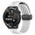 Per Huawei Watch GT Runner cinturino in silicone con chiusura magnetica pieghevole da 22 mm (bianco) Per Huawei Watch GT Runner cinturino in silicone con chiusura magnetica pieghevole da 22 mm (bianco)
