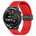 Per Huawei Watch GT Runner cinturino in silicone con chiusura magnetica pieghevole da 22 mm (rosso) Per Huawei Watch GT Runner cinturino in silicone con chiusura magnetica pieghevole da 22 mm (rosso)