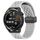 Per Huawei Watch GT Runner cinturino in silicone con chiusura magnetica pieghevole da 22 mm (grigio chiaro)