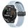Per Huawei Watch GT Runner cinturino in silicone con chiusura magnetica pieghevole da 22 mm (azzurro)
