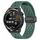 Per Huawei Watch GT Runner cinturino in silicone con chiusura magnetica pieghevole da 22 mm (verde scuro) Per Huawei Watch GT Runner cinturino in silicone con chiusura magnetica pieghevole da 22 mm (verde scuro)