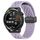 Per Huawei Watch GT Runner cinturino in silicone con chiusura magnetica pieghevole da 22 mm (viola)