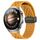 Per Huawei Watch 4 Cinturino in silicone con chiusura magnetica pieghevole da 22 mm (giallo) Per Huawei Watch 4 Cinturino in silicone con chiusura magnetica pieghevole da 22 mm (giallo)