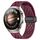 Per Huawei Watch 4 Cinturino in silicone con chiusura magnetica pieghevole da 22 mm (vino rosso) Per Huawei Watch 4 Cinturino in silicone con chiusura magnetica pieghevole da 22 mm (vino rosso)