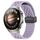 Per Huawei Watch 4 cinturino in silicone con chiusura magnetica pieghevole da 22 mm (viola)