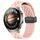 Per Huawei Watch 4 Pro cinturino in silicone con chiusura magnetica pieghevole da 22 mm (rosa)