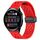 Per Huawei Watch 3 cinturino in silicone con chiusura magnetica pieghevole da 22 mm (rosso) Per Huawei Watch 3 cinturino in silicone con chiusura magnetica pieghevole da 22 mm (rosso)