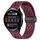 Per Huawei Watch 3 Cinturino in silicone con chiusura magnetica pieghevole da 22 mm (vino rosso) Per Huawei Watch 3 Cinturino in silicone con chiusura magnetica pieghevole da 22 mm (vino rosso)