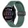 Per Huawei Watch 3 cinturino in silicone con chiusura magnetica pieghevole da 22 mm (verde scuro)