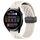 Per Huawei Watch 3 Cinturino in silicone con chiusura magnetica pieghevole da 22 mm (colore Starlight)