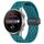 Per Huawei Watch 3 Pro Cinturino in silicone con chiusura magnetica pieghevole da 22 mm (verde nascosto)