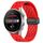 Per Huawei Watch 3 Pro cinturino in silicone con chiusura magnetica pieghevole da 22 mm (rosso) Per Huawei Watch 3 Pro cinturino in silicone con chiusura magnetica pieghevole da 22 mm (rosso)