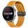 Per Huawei Watch 3 Pro cinturino in silicone con chiusura magnetica pieghevole da 22 mm (giallo) Per Huawei Watch 3 Pro cinturino in silicone con chiusura magnetica pieghevole da 22 mm (giallo)