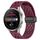 Per Huawei Watch 3 Pro cinturino in silicone con chiusura magnetica pieghevole da 22 mm (vino rosso) Per Huawei Watch 3 Pro cinturino in silicone con chiusura magnetica pieghevole da 22 mm (vino rosso)