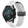 Cinturino per orologio in silicone con chiusura magnetica pieghevole per Huawei GT2 46mm 22mm (bianco) Cinturino per orologio in silicone con chiusura magnetica pieghevole per Huawei GT2 46mm 22mm (bianco)