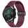 Per cinturino orologio in silicone con chiusura magnetica pieghevole Huawei GT2 46mm 22mm (vino rosso) Per cinturino orologio in silicone con chiusura magnetica pieghevole Huawei GT2 46mm 22mm (vino rosso)