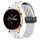 Per Honor Watch GS 3 Cinturino in silicone con chiusura magnetica pieghevole da 22 mm (bianco) Per Honor Watch GS 3 Cinturino in silicone con chiusura magnetica pieghevole da 22 mm (bianco)