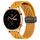 Per Honor Watch GS 3 Cinturino in silicone con chiusura magnetica pieghevole da 22 mm (giallo) Per Honor Watch GS 3 Cinturino in silicone con chiusura magnetica pieghevole da 22 mm (giallo)