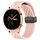 Per Honor Watch GS 3 Cinturino in silicone con chiusura magnetica pieghevole da 22 mm (rosa) Per Honor Watch GS 3 Cinturino in silicone con chiusura magnetica pieghevole da 22 mm (rosa)