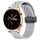 Per Honor Watch GS 3 Cinturino in silicone con chiusura magnetica pieghevole da 22 mm (grigio chiaro)