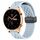 Per Honor Watch GS 3 Cinturino in silicone con chiusura magnetica pieghevole da 22 mm (azzurro)