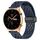 Per Honor Watch GS 3 Cinturino in silicone con chiusura magnetica pieghevole da 22 mm (blu notte)