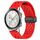 Per Honor Watch GS 3i cinturino in silicone con chiusura magnetica pieghevole da 22 mm (rosso) Per Honor Watch GS 3i cinturino in silicone con chiusura magnetica pieghevole da 22 mm (rosso)