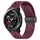 Per Honor Watch GS Pro Cinturino in silicone con chiusura magnetica pieghevole da 22 mm (vino rosso)