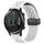 Per Honor Magic Watch 2 46mm 22mm Cinturino in silicone con chiusura magnetica pieghevole (bianco) Per Honor Magic Watch 2 46mm 22mm Cinturino in silicone con chiusura magnetica pieghevole (bianco)