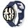 Per cinturino in silicone bicolore GarminMove Trend da 20 mm (blu + bianco) Per cinturino in silicone bicolore GarminMove Trend da 20 mm (blu + bianco)