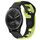 Per cinturino in silicone bicolore Garmin Vivomove Sport da 20 mm (nero + verde) Per cinturino in silicone bicolore Garmin Vivomove Sport da 20 mm (nero + verde)
