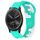 Per cinturino in silicone bicolore Garmin Vivomove Sport da 20 mm (ciano + bianco) Per cinturino in silicone bicolore Garmin Vivomove Sport da 20 mm (ciano + bianco)