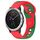 Per cinturino in silicone bicolore Garmin Vivoactive 3 da 20 mm (rosso + verde) Per cinturino in silicone bicolore Garmin Vivoactive 3 da 20 mm (rosso + verde)