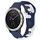 Per cinturino in silicone bicolore Garmin Vivoactive 3 da 20 mm (blu + bianco) Per cinturino in silicone bicolore Garmin Vivoactive 3 da 20 mm (blu + bianco)