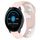 Per cinturino in silicone bicolore Garmin Vivoactive3 Music da 20 mm (rosa + bianco) Per cinturino in silicone bicolore Garmin Vivoactive3 Music da 20 mm (rosa + bianco)