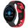 Per cinturino in silicone bicolore Garmin Vivoactive3 Music da 20 mm (nero + rosso) Per cinturino in silicone bicolore Garmin Vivoactive3 Music da 20 mm (nero + rosso)