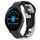 Per cinturino in silicone bicolore Garmin Vivoactive3 Music da 20 mm (nero + grigio) Per cinturino in silicone bicolore Garmin Vivoactive3 Music da 20 mm (nero + grigio)