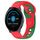 Per cinturino in silicone bicolore Garmin Vivoactive3 Music da 20 mm (rosso + verde) Per cinturino in silicone bicolore Garmin Vivoactive3 Music da 20 mm (rosso + verde)